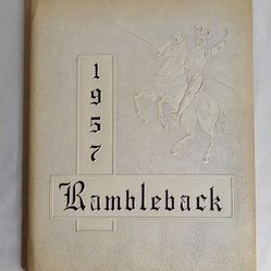 South Gate High School 1957 Yearbook RAMBLEBACK South Gate, California