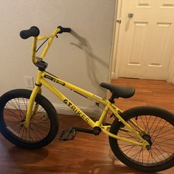 Yellow GT Air BMX Bike