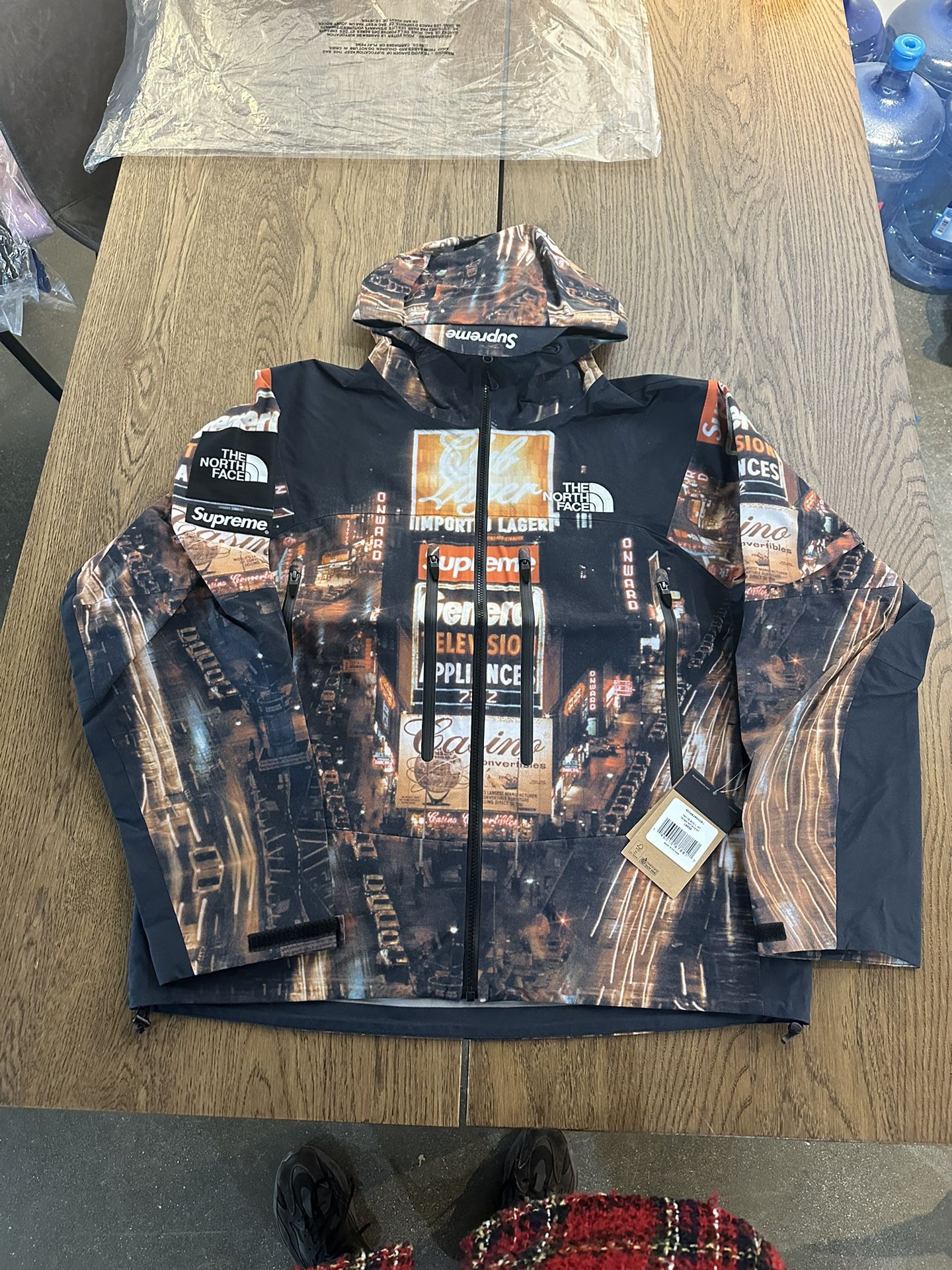 Supreme x The North Face bleached denim jackets box opening and review 