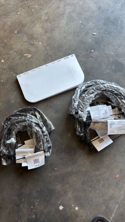 Full and half brim hard hat face shield frames and face shield lenses