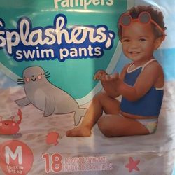 New Swim  Diapers sz M