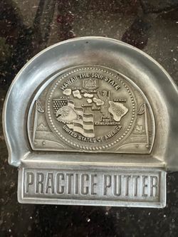 VTG Pewter Practice Putter “ Hawaii the 50th state” made in USA