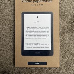 Amazon Kindle Paperwhite 12th Generation - 16GB - 7” - Black