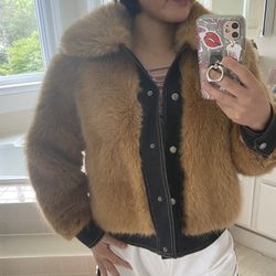 Stella McCartney faux fur jacket. Kids 12 yrs