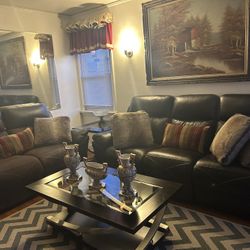 I am selling my living room set because I am moving.