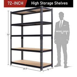 Garage Storage Metal Rack Heavy Duty