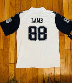 White Dallas cowboys lamb jersey