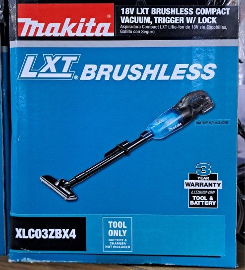 Makita
See Lower Price in Cart
18-Volt LXT Lithium n-lon Brushless Cordless Vacuum (Tool-Only)