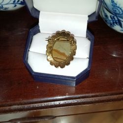 Agate Brooch Or Style