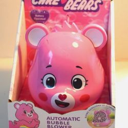 Care Bears Pink Bear Automatic Bubble Blower