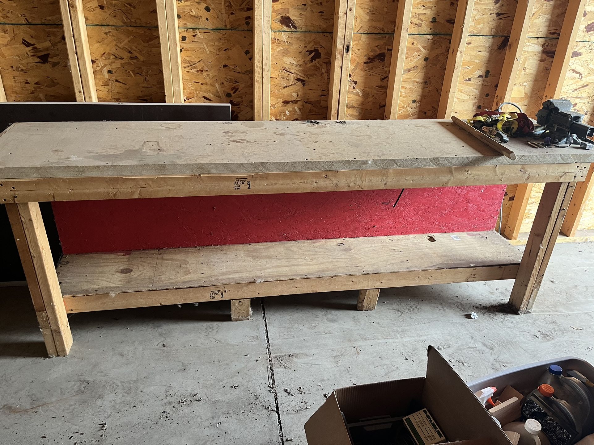 Workbench 2’ x 8’