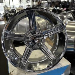 22x12. 6x135. 6x139. VROCK. CHROME WHEELS