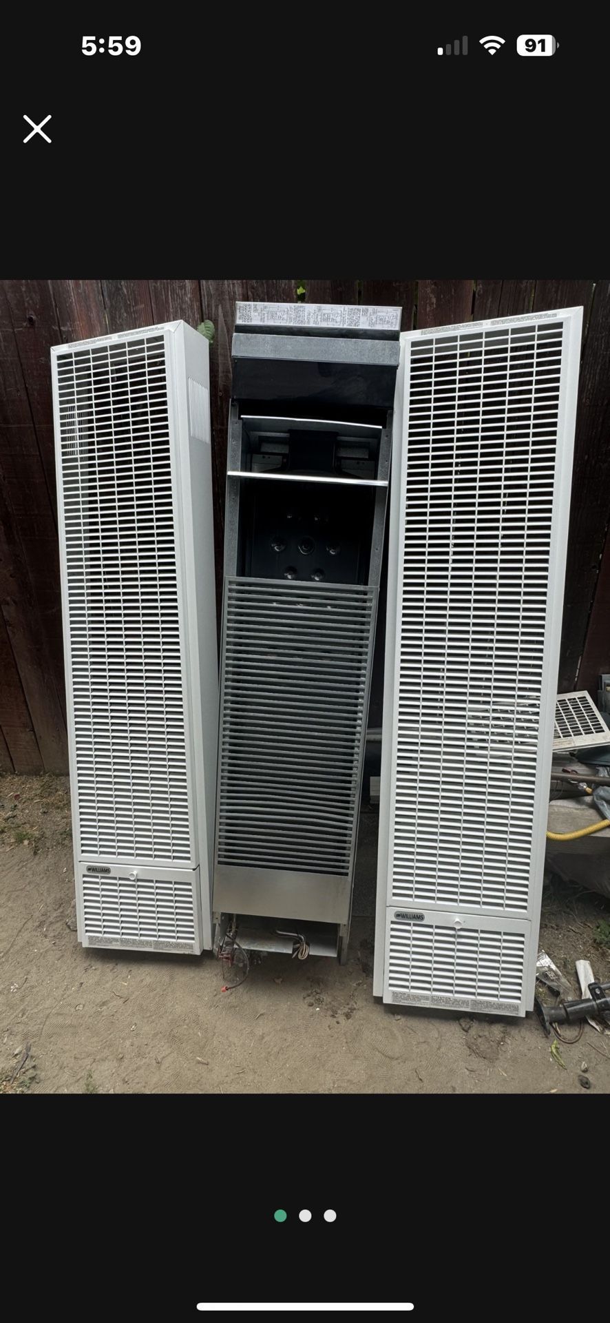 Wall Heater Doble Side