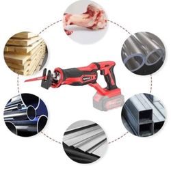 POPULO Cordless Reciprocating Saw 20v  max Battery Power Saw