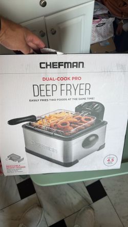 Sherman dual cook pro deep fryer