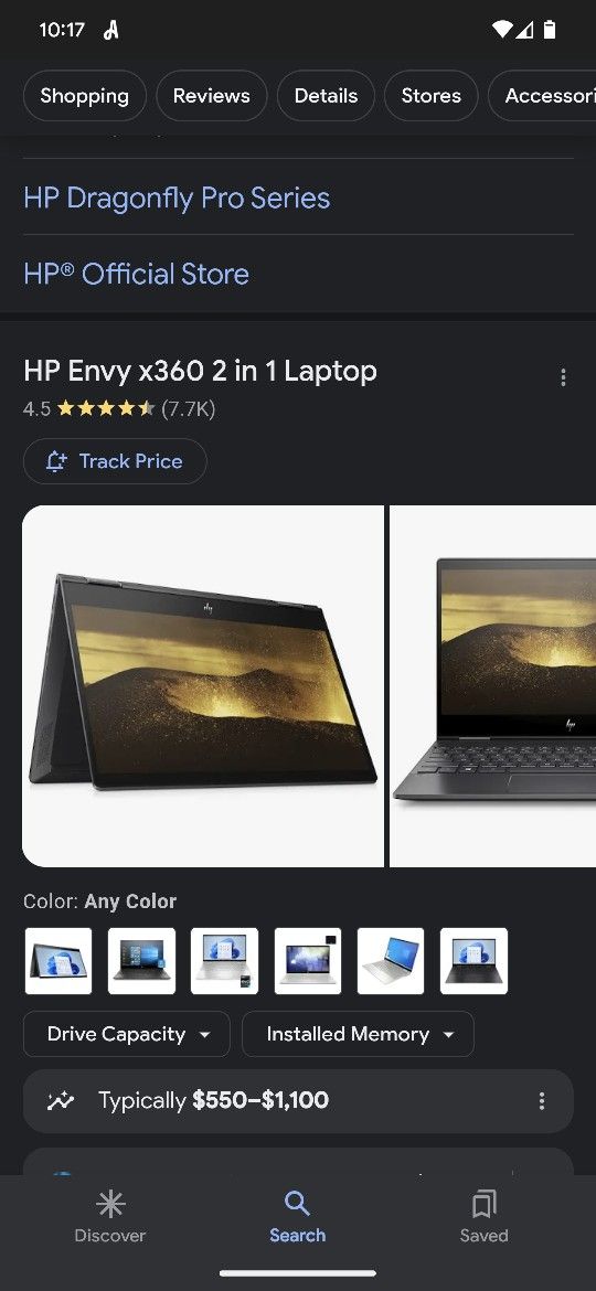 Hp Envy 2in1 Laptop 