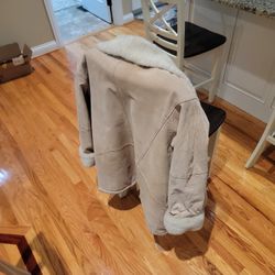 Charles Klein Leather Womans Winter Coat