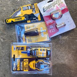 Dewalt Tools And Energizer Head Lamp