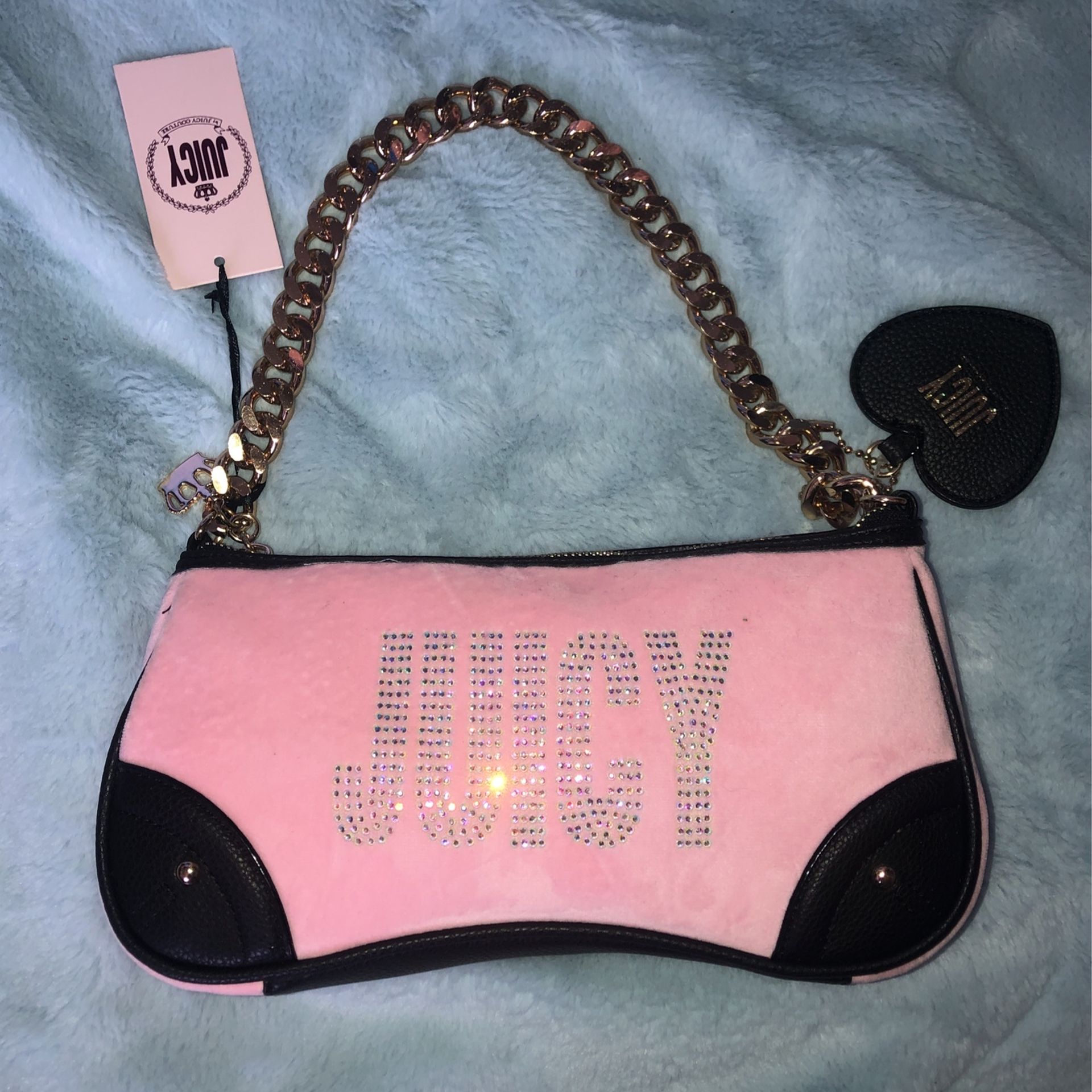 Black And Pink Juicy Couture Handbag