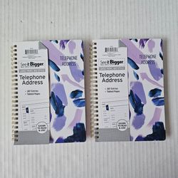 Telephone Address Books NEW