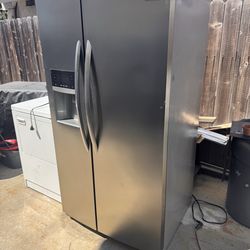 Frigidaire Gallery stainless steel side by side refrigerator