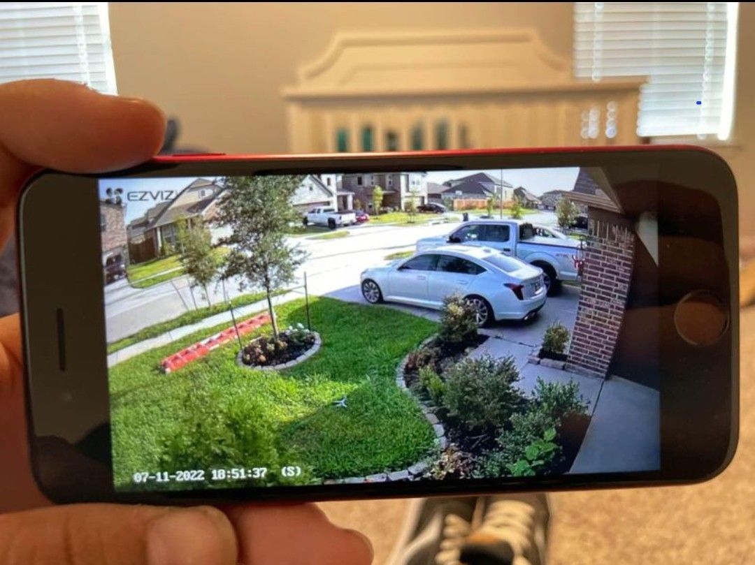 4 Camaras De Seguridad 4 CCTV Security Cameras With Recorder❗️INSTALLED❗️INSTALADAS 💯