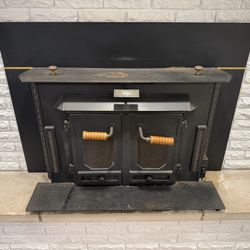 Priced To Move This Weekend! Buck Stove 35” Wood Fireplace Insert w/ Working Blower – Seller Helps Remove