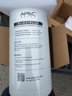 APEC RO Replacement Filters for All-in-One Instant Hot Countertop Reverse Osmosis System