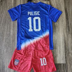 Pulisic USA Soccer Jersey size 28 (12-13  years)