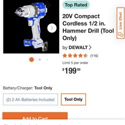2 Drills Dewalt Cordless Brand New 