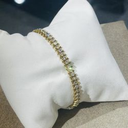 Gold Diamond Bracelet 