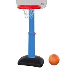Little Tikes TotSports Easy Score Toy Basketball Hoop, Ball, Adjustable, Indoor Outdoor Backyard Play Set, Kids Girls Boys, 18 Months to 5