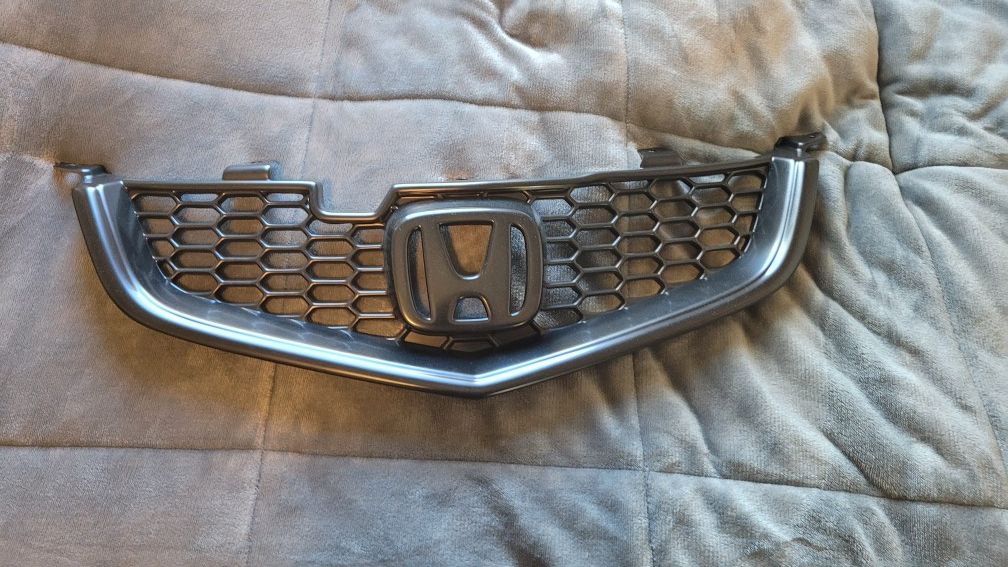 Grille Euro-R for Acura TSX & Honda Accord 7 CL 2002 - 2005 Front vent radiator