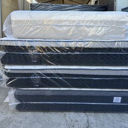 Queen size mattress pillow top 12”     New mattress.    We offer same day delivery ☎️📲🔥(213)713-74-89