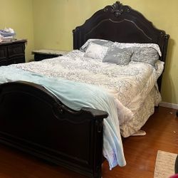 Queen Bedroom Set Solid Wood 