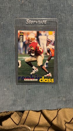 Warrick Dunn Rookie Football Card Upper Deck