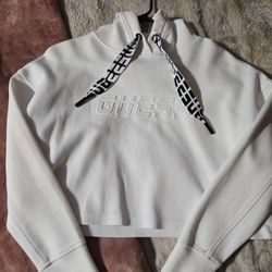 Guess Woman Crop Hoodie 