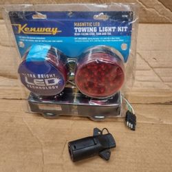 Magnetic Led Tow Lights With Plug Adaptor (It's Available)