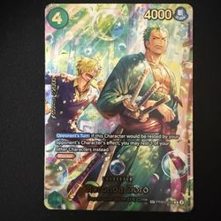 One Piece OP14 Zoro SP NM