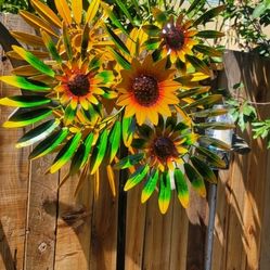 Yard Spinners Flowers Decoration 