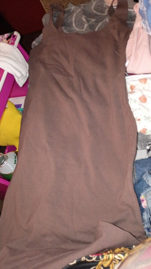 Forever 21 Brown Dress Med