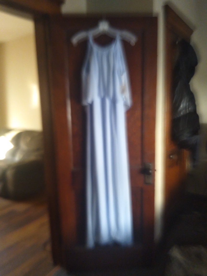 Bridesmaids Dress Ice Blue Size 6 Never Been Worn Before
