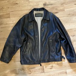 Vintage All Leather Dockers Jacket 