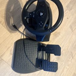 Ps3/4 Steering Wheel And Pedal 