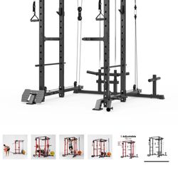 Squat Rack Cable Gym