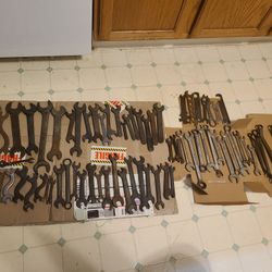 Vintage Wrench 79 Piece Lot 