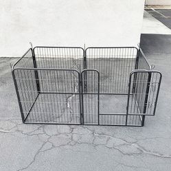 $75 (New in Box) Heavy duty 32” tall x 32” wide x 6-panel pet playpen dog crate kennel exercise cage fence 