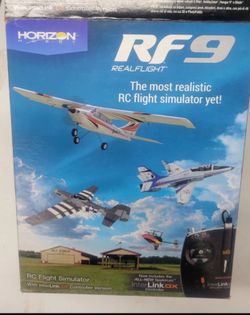 RealFlight RF9 RC Flight Simulator Software w/ Spektrum Interlink DXController