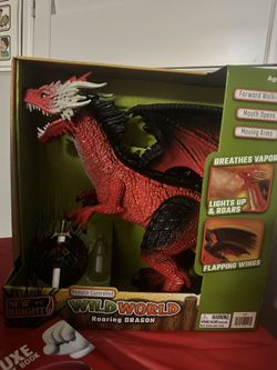 Wild World Roaring Dragon Remote Toy