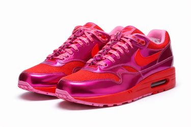 Nike Air Max 1 Women’s 10.5 Pink Red Metallic Sneakers New HV2301-600